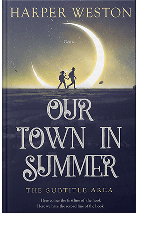 Pre Made Book Cover Martinique