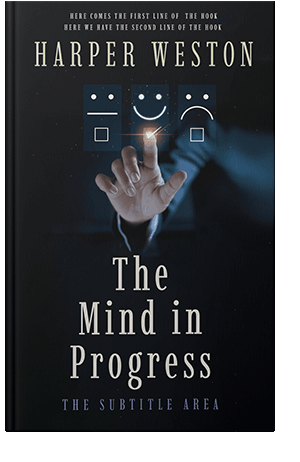 Pre Made Book Cover Ebony