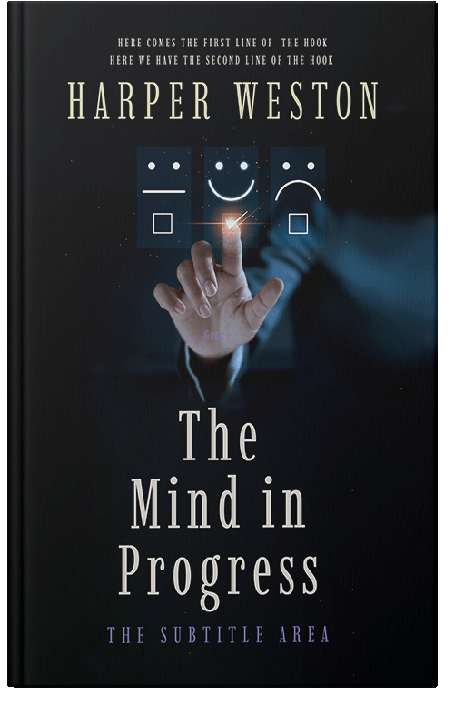 Front view of Premade Business Book Cover - Ebony