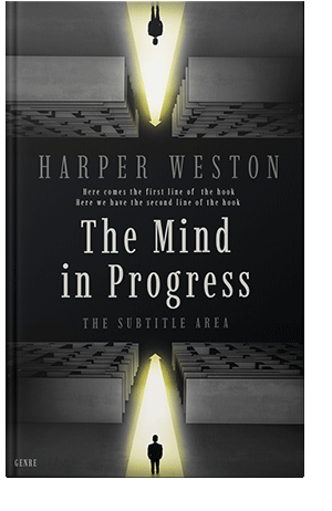 Pre Made Book Cover Cod Gray