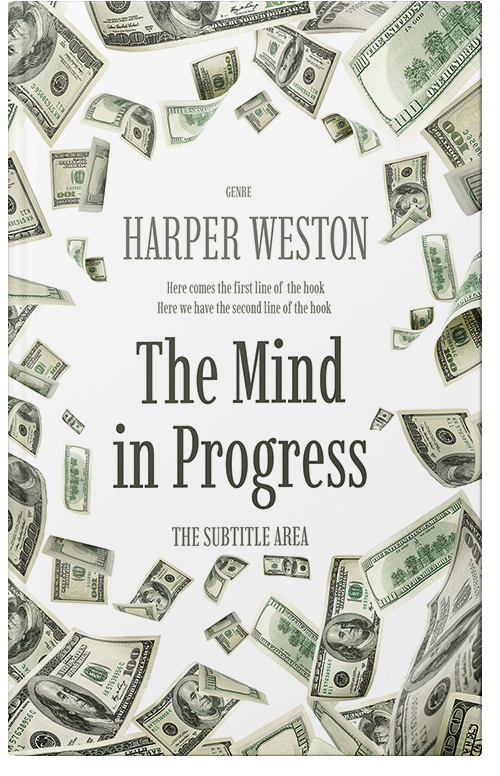 Front view of Moon Mist #22806 - Premade Business Book Cover