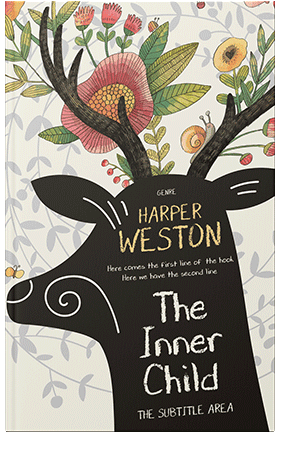 Pre Made Book Cover Dawn Pink