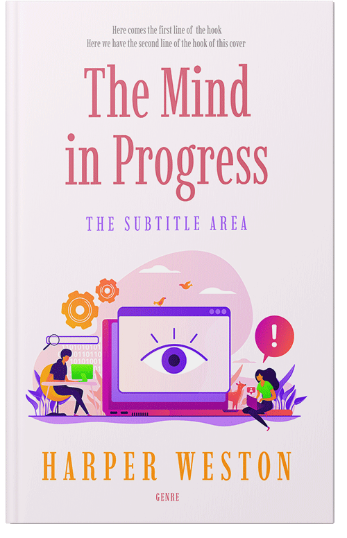 Front view of Premade Business Book Cover - Amour