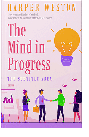 Pre Made Book Cover Carousel Pink