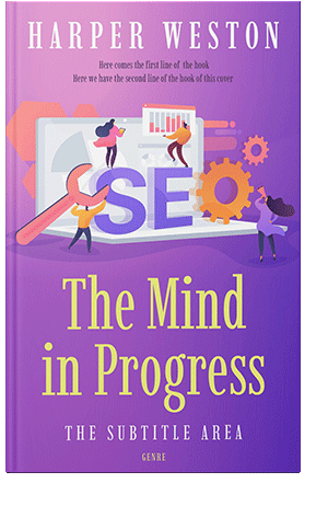 Pre Made Book Cover Amethyst