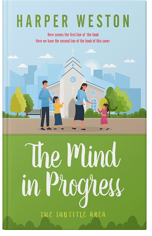 Front view of Spindle #22824 - Premade Religion & Spirituality Book Cover