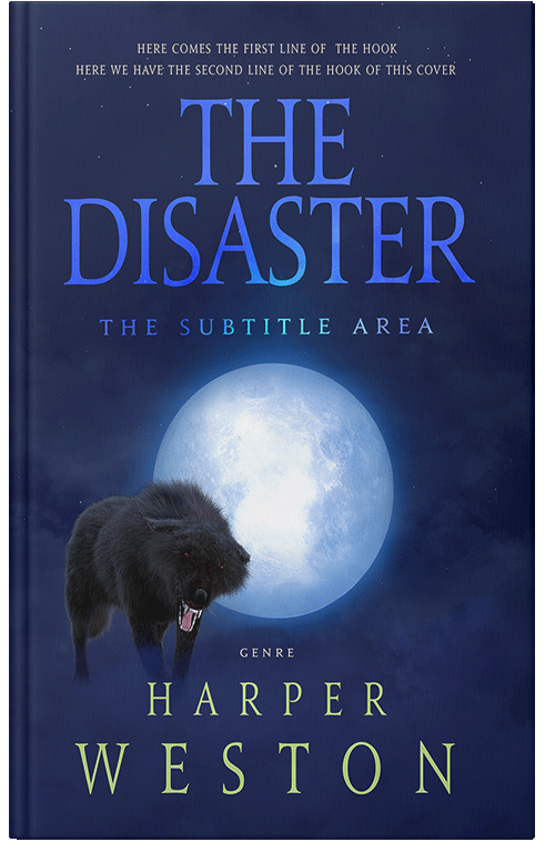 Front view of Premade Fantasy Book Cover - Bunting