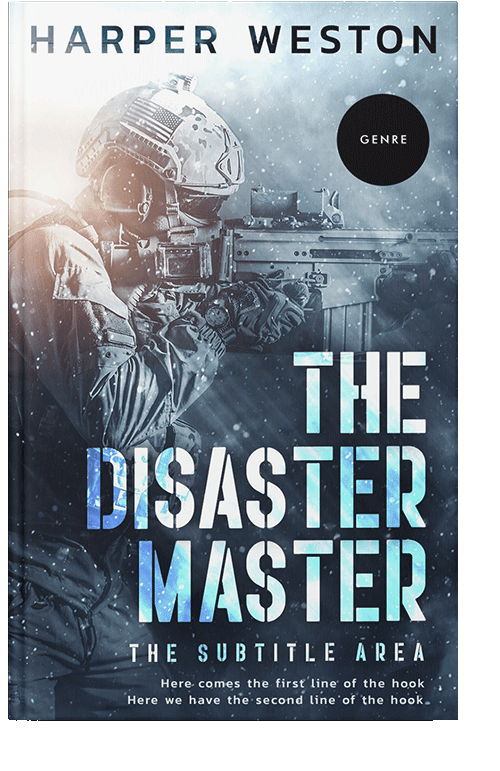 Front view of Oxford Blue #22848 - Premade Mystery & Thriller & Suspense Book Cover