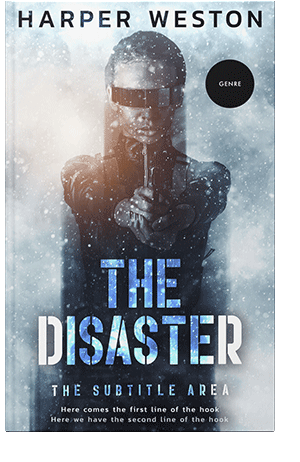 Pre Made Book Cover Ebony Clay