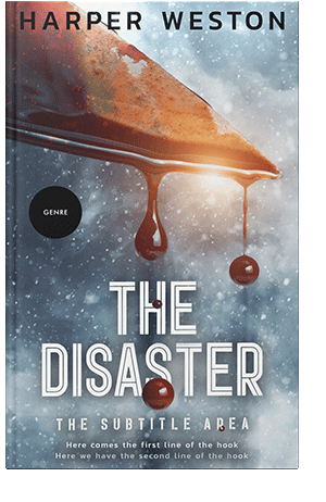 Pre Made Book Cover Gray Chateau