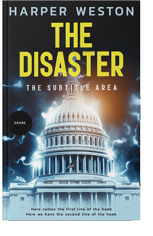 Front view of Shark #22852 - Premade Mystery & Thriller & Suspense Book Cover