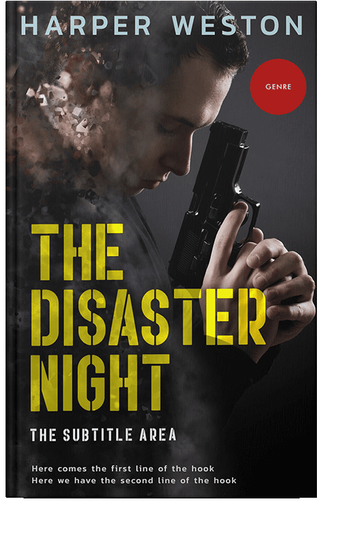 Front view of Cod Gray #22854 - Premade Mystery & Thriller & Suspense Book Cover