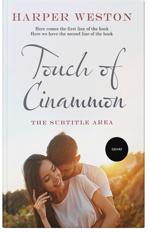 Front view of Premade Romance Book Cover - Ebb