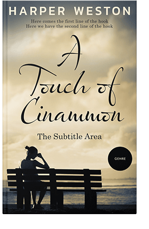 Pre Made Book Cover Grain Brown