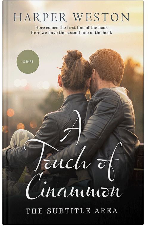 Front view of Almond #22867 - Premade Romance Book Cover