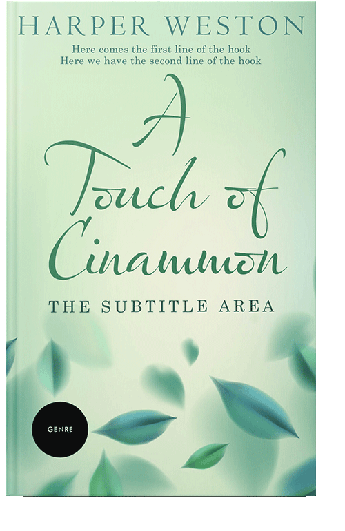 Front view of Peppermint #22868 - Premade Nature Book Cover