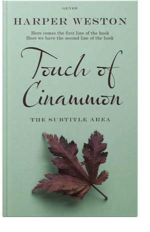 Pre Made Book Cover Spring Rain