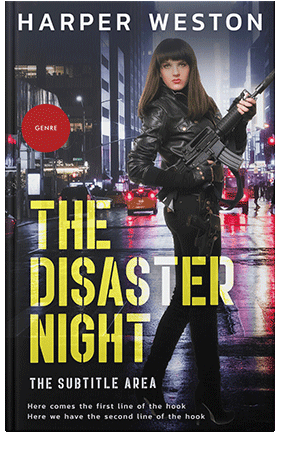 Pre Made Book Cover Brandy