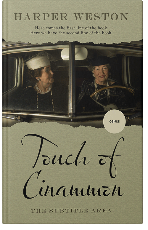 Front view of Hillary #22893 - Premade Literary Fiction Book Cover