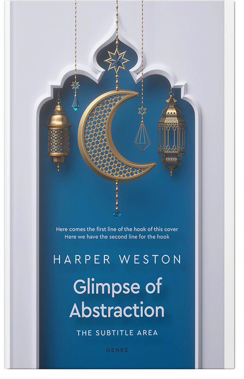 Front view of Blumine #22921 - Premade Religion & Spirituality Book Cover