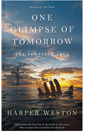 Pre Made Book Cover Blue Bayoux