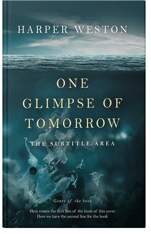 Front view of Premade Environment & Ecology Book Cover - Elephant