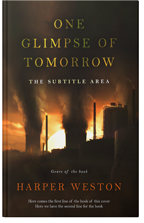 Front view of Eternity #22931 - Premade Apocalyptica Book Cover