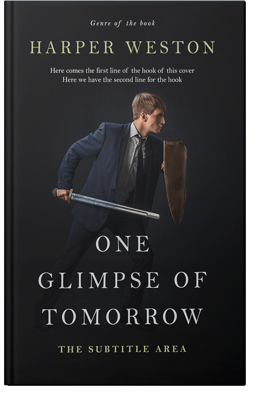 Front view of Woodsmoke #22938 - Premade Business Book Cover