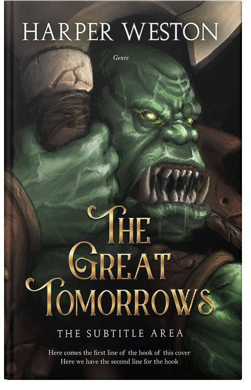 Front view of Log Cabin #22952 - Premade Fantasy Book Cover