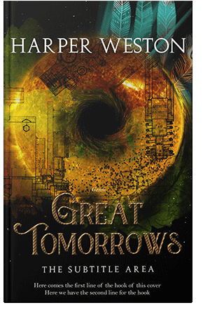 Pre Made Book Cover Nugget