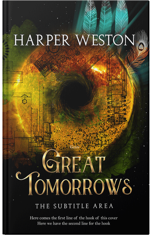 Front view of Premade Fantasy Book Cover - Nugget