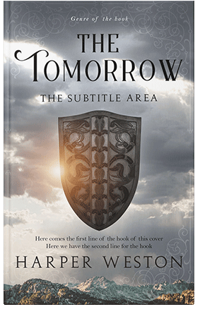 Pre Made Book Cover Oslo Gray