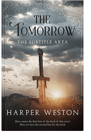 Pre Made Book Cover Fuscous Gray