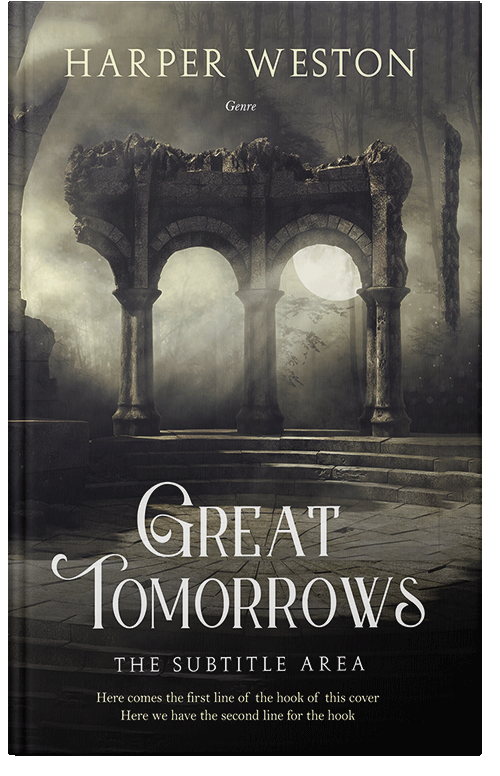 Front view of Dune #22968 - Premade Fantasy Book Cover