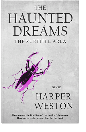 Pre Made Book Cover Bon Jour