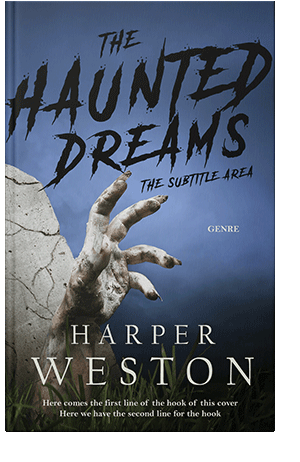 Pre Made Book Cover Ebony Clay