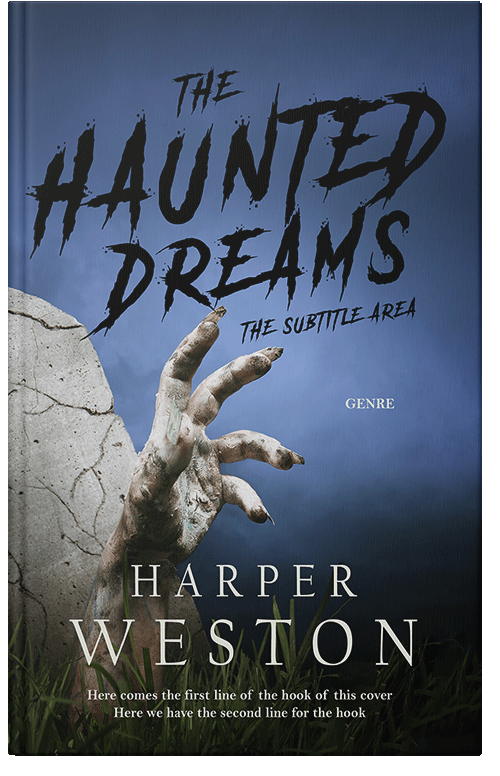 Front view of Ebony Clay #22975 - Premade Fantasy Book Cover