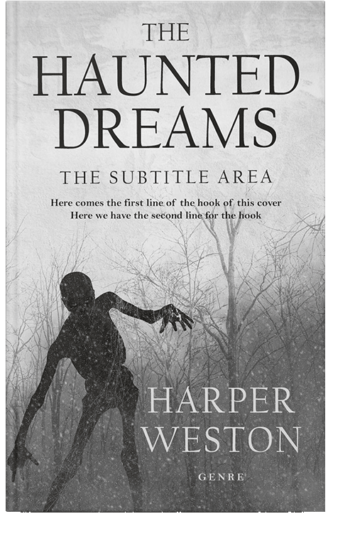 Front view of Alto #22977 - Premade Horror Book Cover