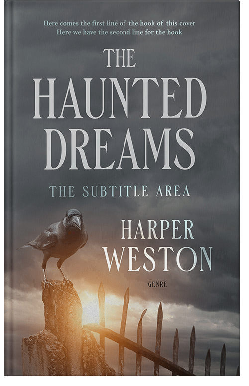 Front view of Abbey #22979 - Premade Horror Book Cover