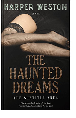 Pre Made Book Cover Tan