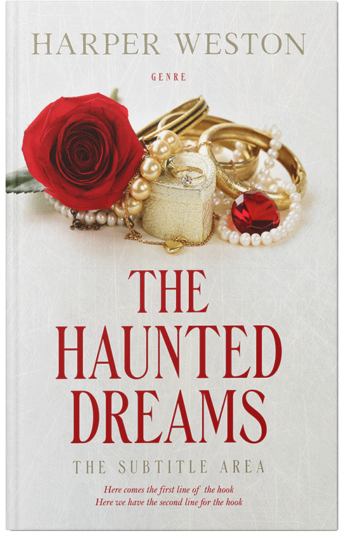 Front view of Cararra #22997 - Premade Romance Book Cover