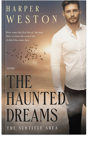 Pre Made Book Cover Almond Frost