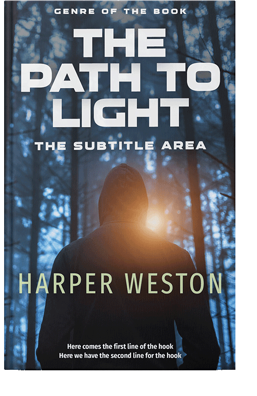 Front view of Ebony Clay #23003 - Premade Mystery & Thriller & Suspense Book Cover