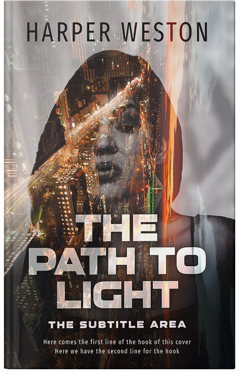 Front view of Silk #23012 - Premade Mystery & Thriller & Suspense Book Cover