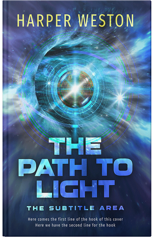 Front view of Cloud Burst #23018 - Premade Science Fiction Book Cover