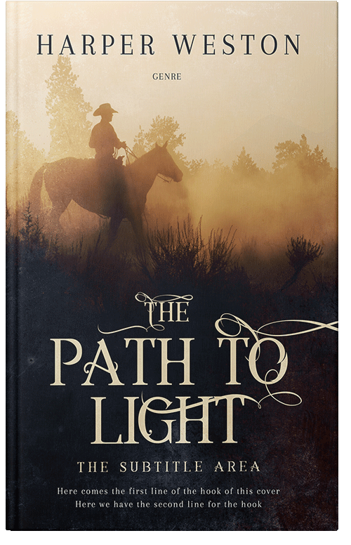 Front view of Thunder #23026 - Premade Action & Adventure Book Cover