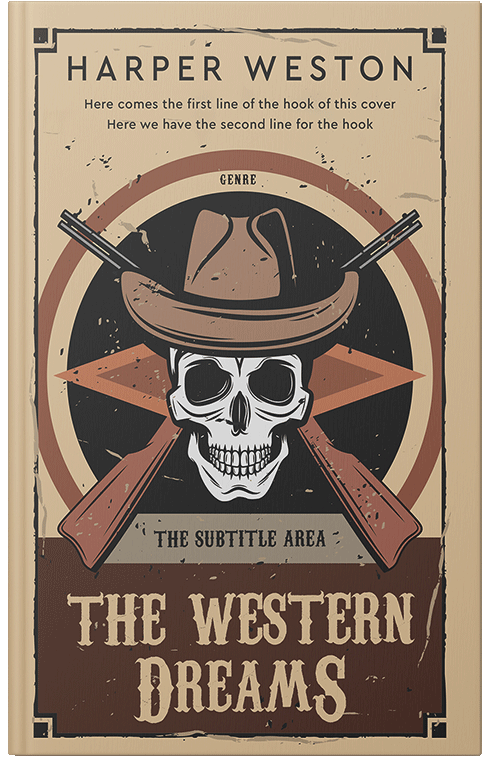 Front view of Premade Action & Adventure Book Cover - Sorrell Brown