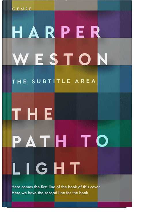 Front view of Roman Coffee #23044 - Premade Abstract Book Cover