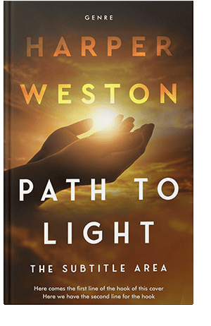 Pre Made Book Cover Russet