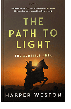 Pre Made Book Cover Black Marlin